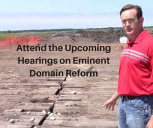 Hearings on Eminent Domain Reform