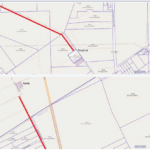 LCRA Power Line Ricebird to Nada Rebuild Map