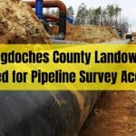 Nacogdoches County Landowners Are You Being Asked for Pipeline Survey Access
