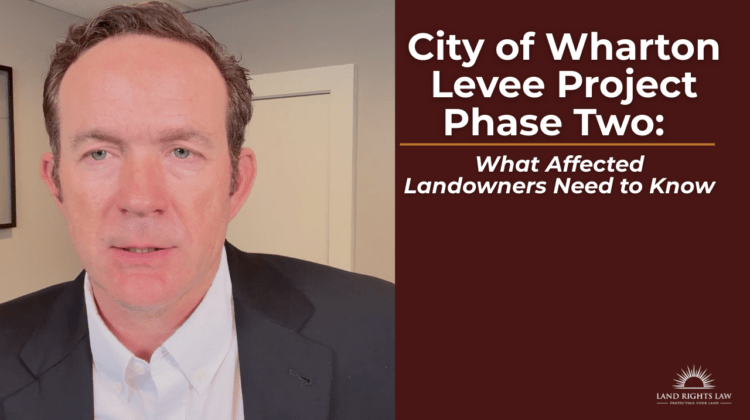 City of Wharton Levee Project Phase Two